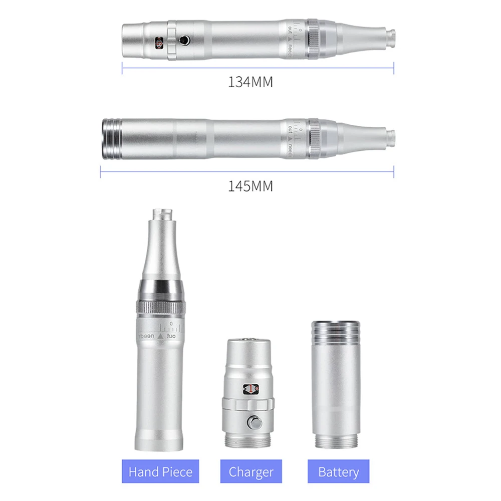 Black Silver Pink tattoo PUM machine gun pen  from JIDRAGON factory