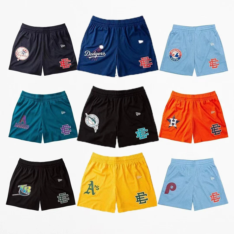 Пользовательские EE Эрик Эмануэль сетчатые баскетбольные шорты с эластичным принтом мужские спортивные шорты мужские 5 дюймовые сетчатые шорты с внутренним швом