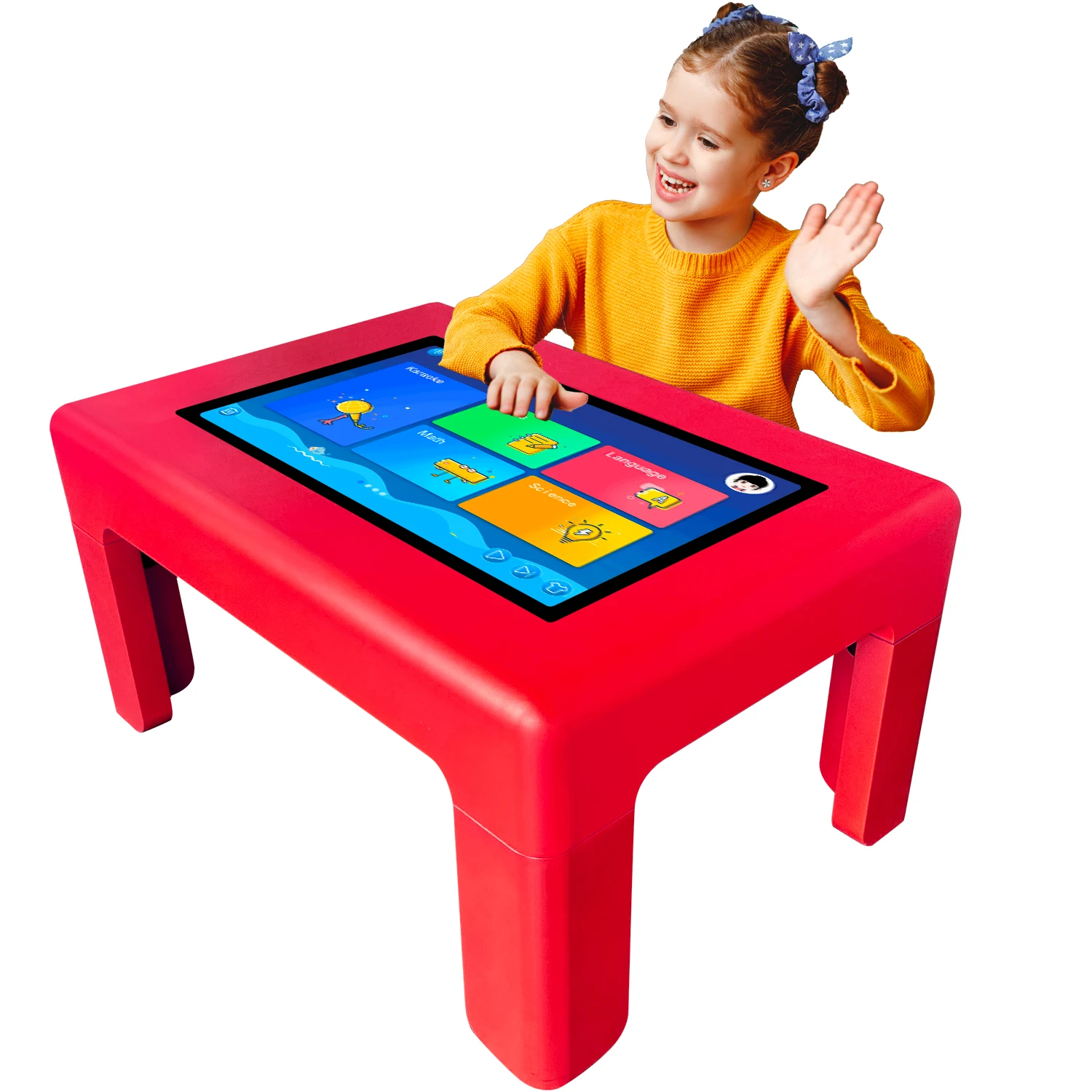 32 43 inch waterproof android windows interactive touch screen table for education
