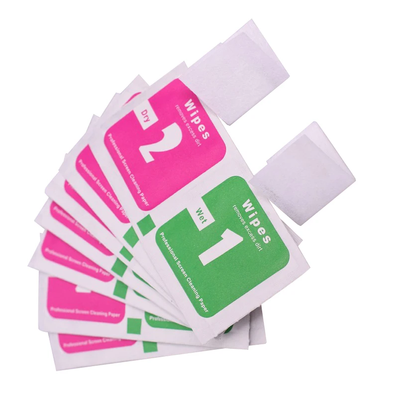 Очиститель для телефона наушники инструменты чистки одноразовые порционная упаковка чистящие влажные салфетки экрана Iphone Len очистки ткани