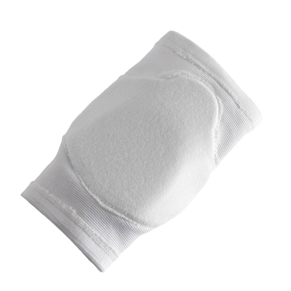 Hot selling black white custom color compression soft breathable stretch volleyball knee pad support