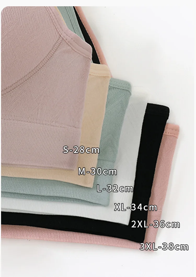 indian girl sexy tube top Back Buckle ladies tube bra and underwear seamless cotton Fixed cup tube top bra Briefs panties set