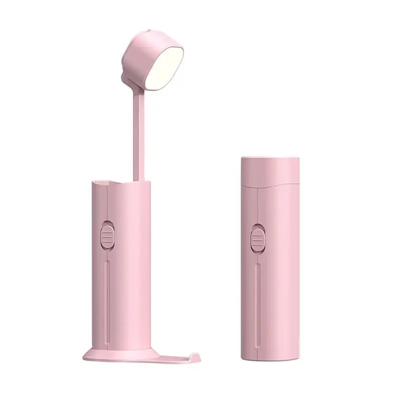 Hot Selling Portable Reading Lamp Folding Rechargeable LED Table Lamp 1200mAh Flashlight Power Bank