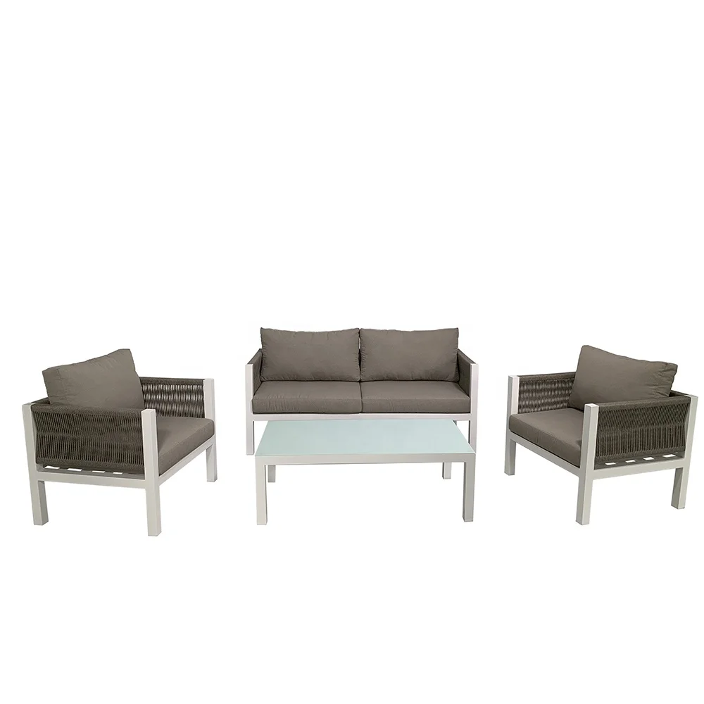 Garden Furniture Outdoor garden Rope Sofa Set Furniture Patio Rope Outdoor Garden Set