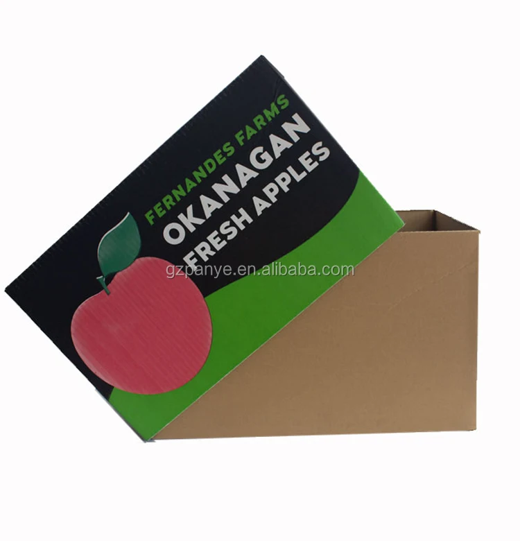 
Wholesale corrugated Paper Cardboard Carton Banana Packing Storage Box Design Sizes Packaging 
