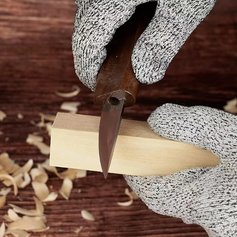 Carpenters Hand Sculpting Knives Tools Whittling Wood Carving Chisel Curved Knife Set