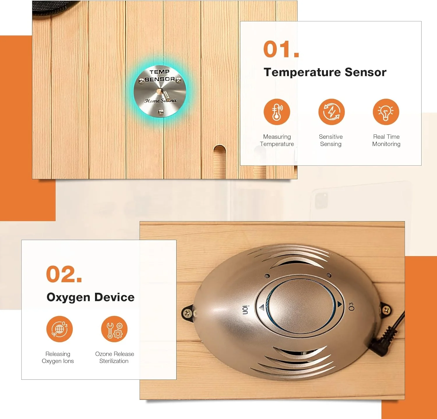 Customize 1-2 Person Indoor Hammam Wood Sauna Combo Steam Shower Personal Home Room Infrared Sauna with Warm-up Heater Tube