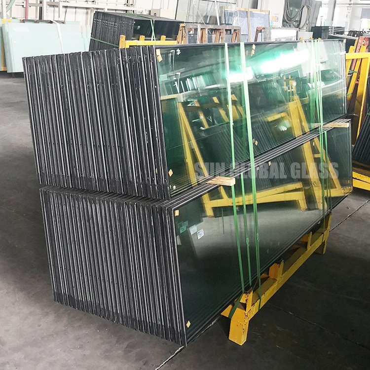 4mm 5mm 6mm glass thick 9mm 12mm 15mm air spacer toughened Insulated glass building double glazed low e glass panels price