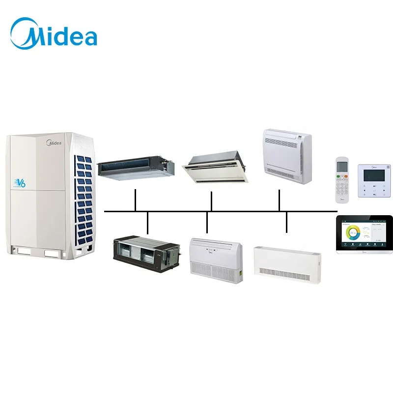  Midea ac 8hp 10hp 12hp коммерческих vrf vrv кондиционер с инвертором dc