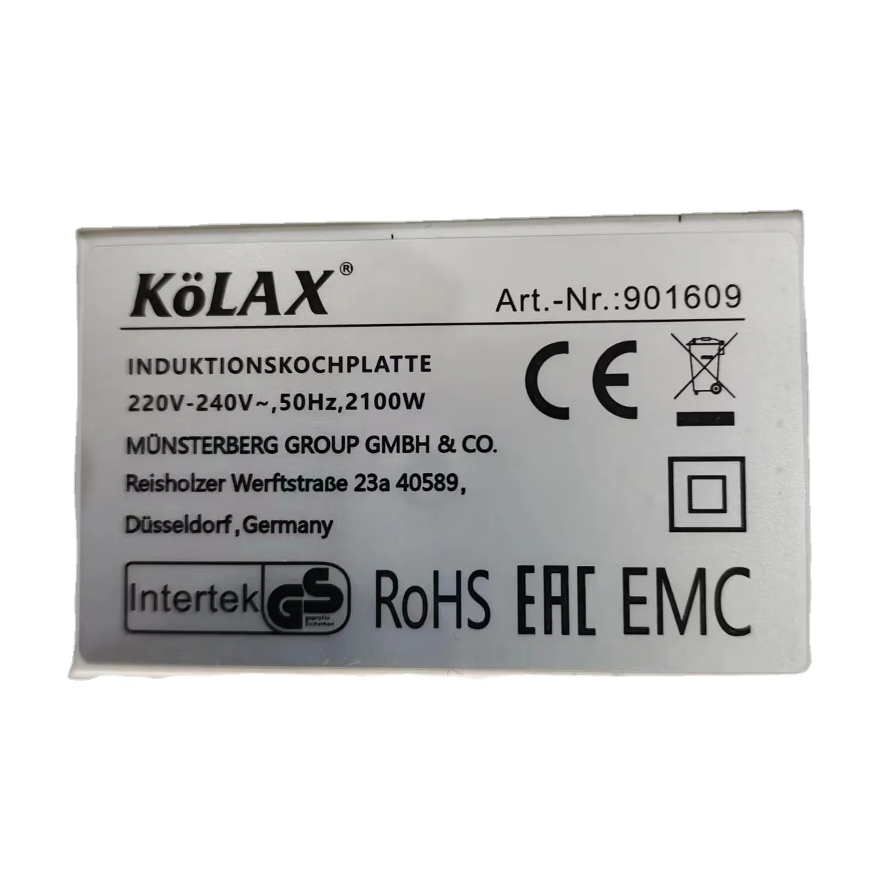 Electric 120-2000w push-button control stove heating with timer high power induction cooker