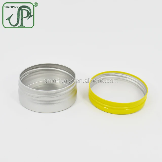 Customized scented tea cans candy food packaging boxes chewing gum metal aluminum jar