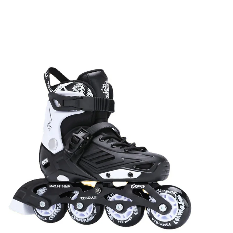 Teenage ice skates and adult roller skates