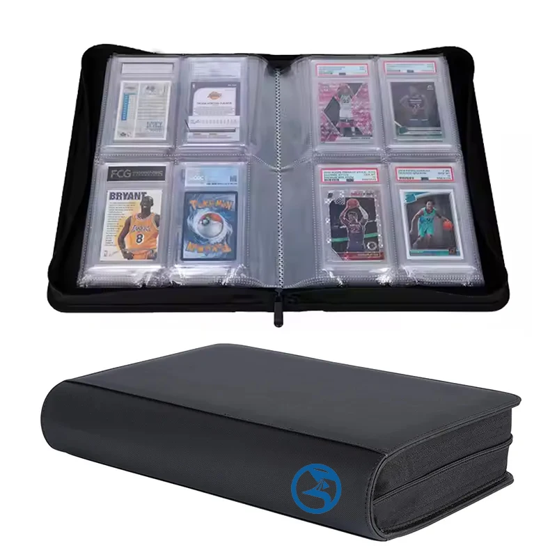 The Original Slab Binder  4-pocket Graded Card Storage Binder Holds 32 Graded Cards Premium Trading Card Binder