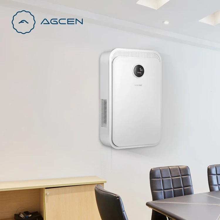 Agcen OEM ODM wall mounted energy recovery Wall Mounted Fresh Air Ventilation System with HEPA filter