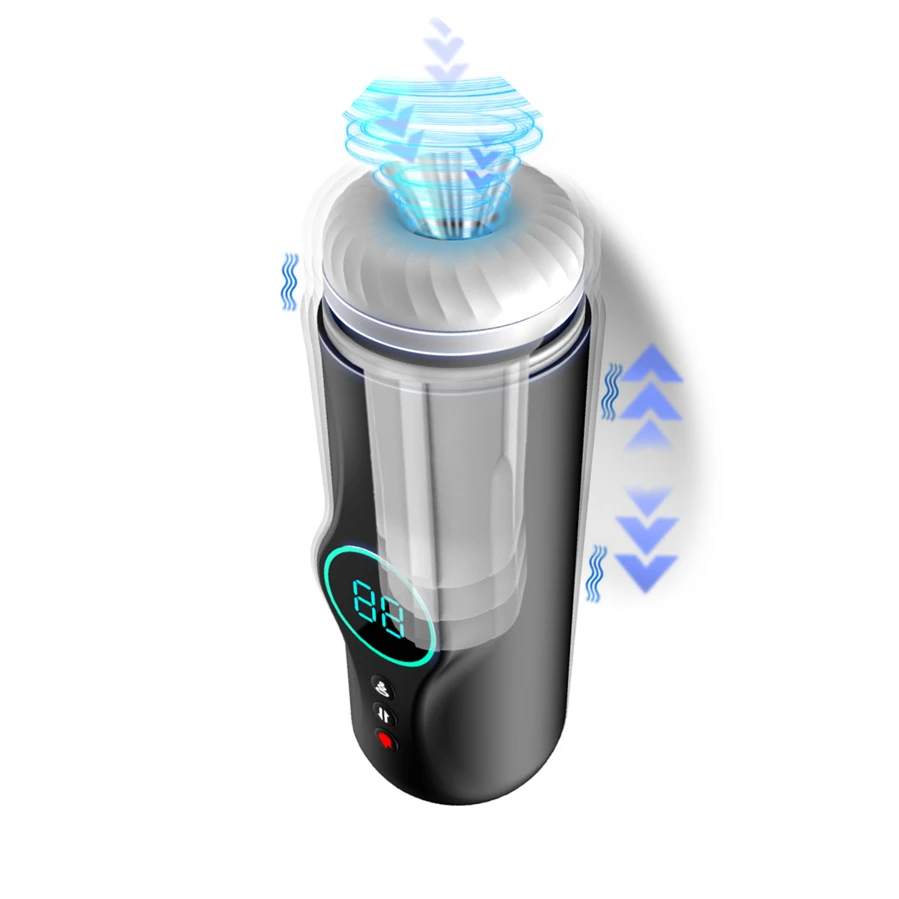 3D Realistic Masturbation Cup Vibrator Male Pussy Stroker Man Sex Toys For Men  Masturbador Masculino
