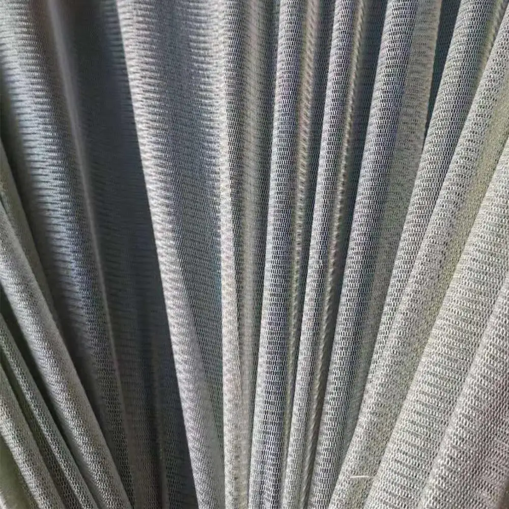 
foiled printing silk tulle fabric 