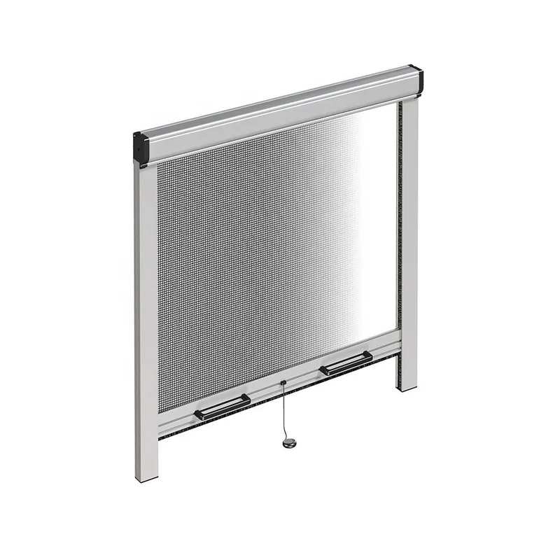 Aluminium Profile Anti Mosquito Fly Bug Retractable Fly Screen Window Net Mesh Fiberglass Insect Screen Roller Screen Window