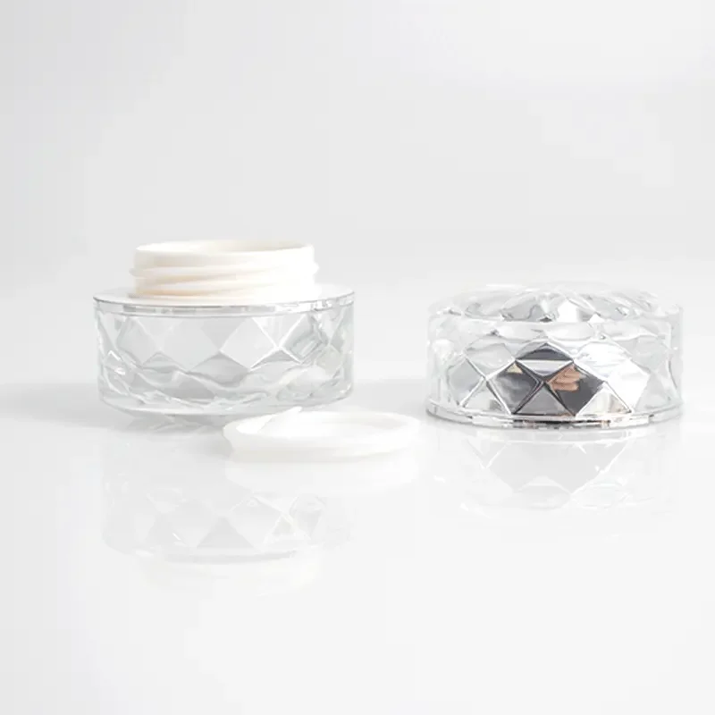 Luxury Acrylic Cream Jars Plastic Cosmetic Face Cream Jar Container Packaging Custom Luxury Cosmetic Jar for