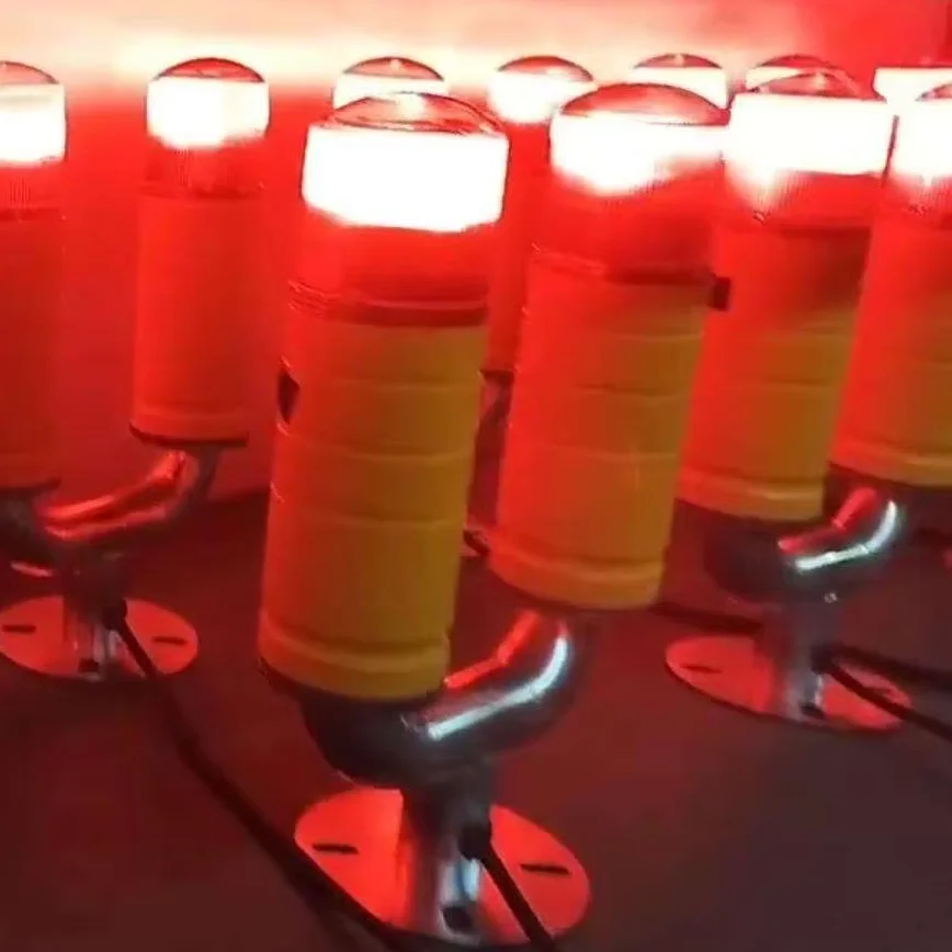 Warning Light Double Head Main + Stand-By 240VAC Transfer Relay & Photocell Dual Low Intensity Red Obstruction Light