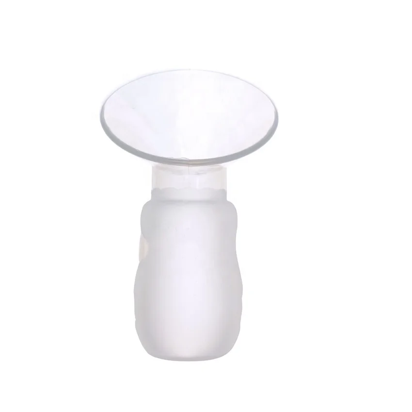 
100ml Manual Hand Free Breastfeeding Silent Silicone Breast Pump 