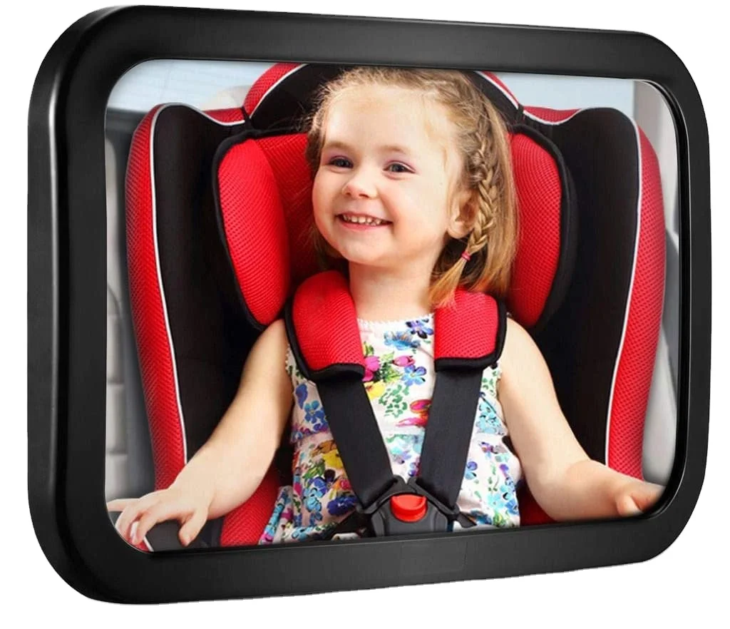 2021 Wholesale Price color box packing safely Monitor Shatterproof Rearview Baby Back Seat Mirror For Car