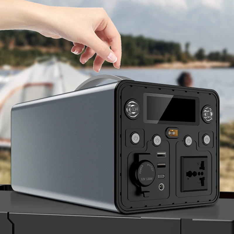 Original Factory Solar Energy Storage Lithium Battery Charger Station Portable Backup Solar Generator 500W 600W For Home Camping