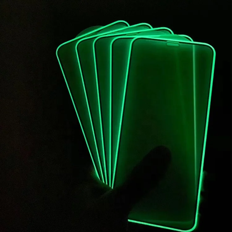 
New Trends mobile accessories noctilucent glass screen protector for iphone 11 11 pro 