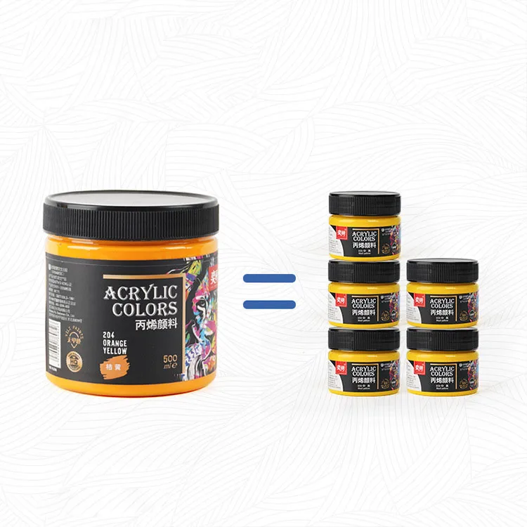 Paintyou Large bottle 500ml waterproof sunscreen pigment art supplies professional acrylic paint