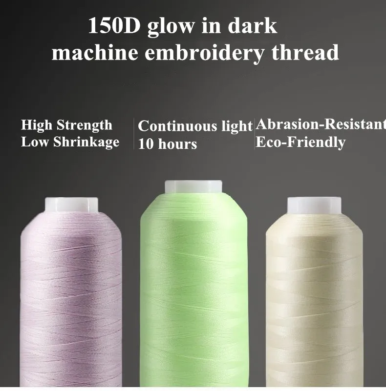 210d/2 Filament High Temperature Resistant Embroidery Thread 120d/2 Hilo Para Bordar Knitting Cross Embroidery Machines
