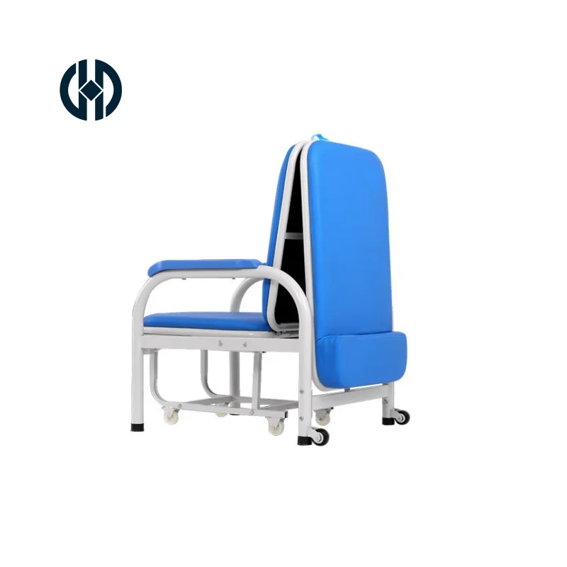 Manhua Hot Sale Hospital Medical Folding Sleeping Patient Accompany Chair