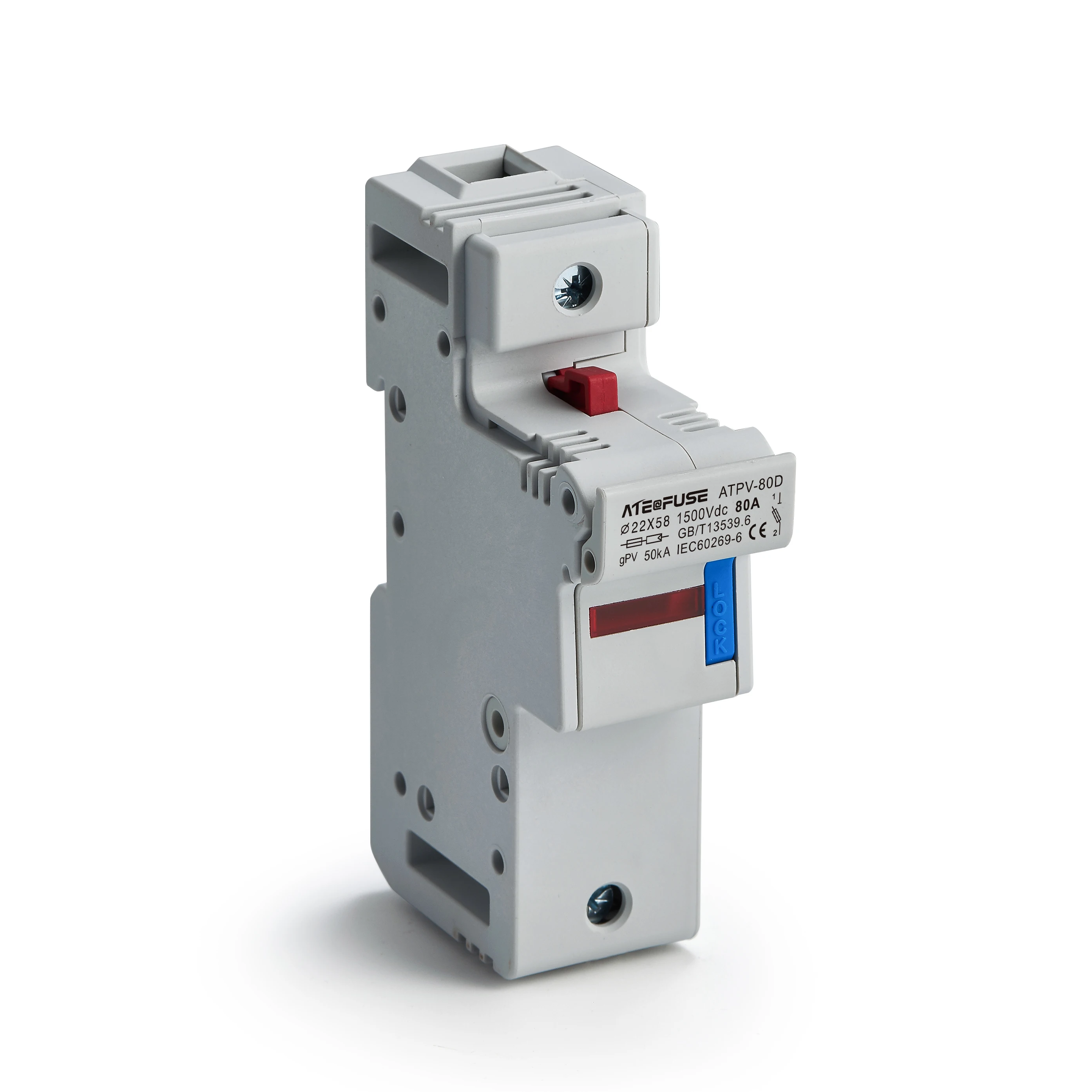 TUV CE 22*58mm DC 1500V 50A Solar PV Fuse Fusible Protection For Solar system