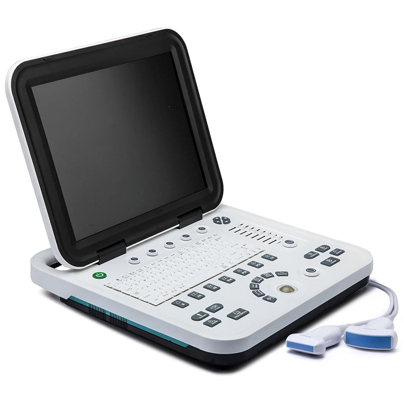 15' High resolution LCD Monitor Vet Animal Color Doppler Ultrasound Machine