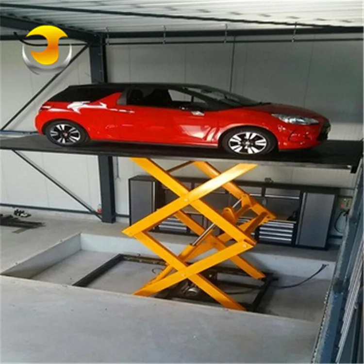 3 Ton Load Capacity Fixed Hydraulic Electric Scissor Goods Lift