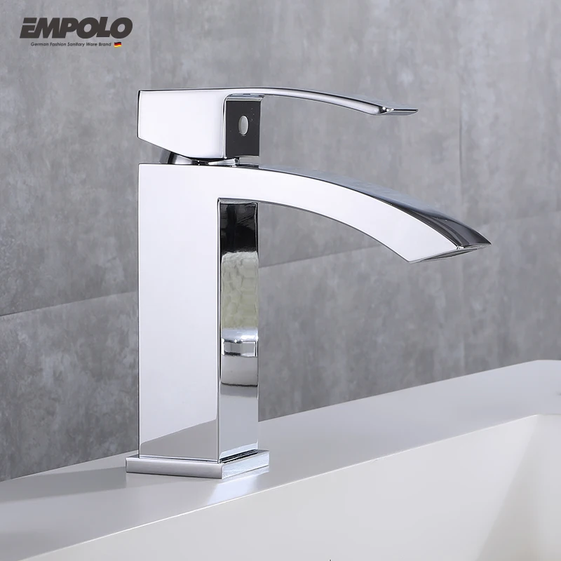 Modern upc hotel bathroom vanity faucet brass bathroom water tap single hole