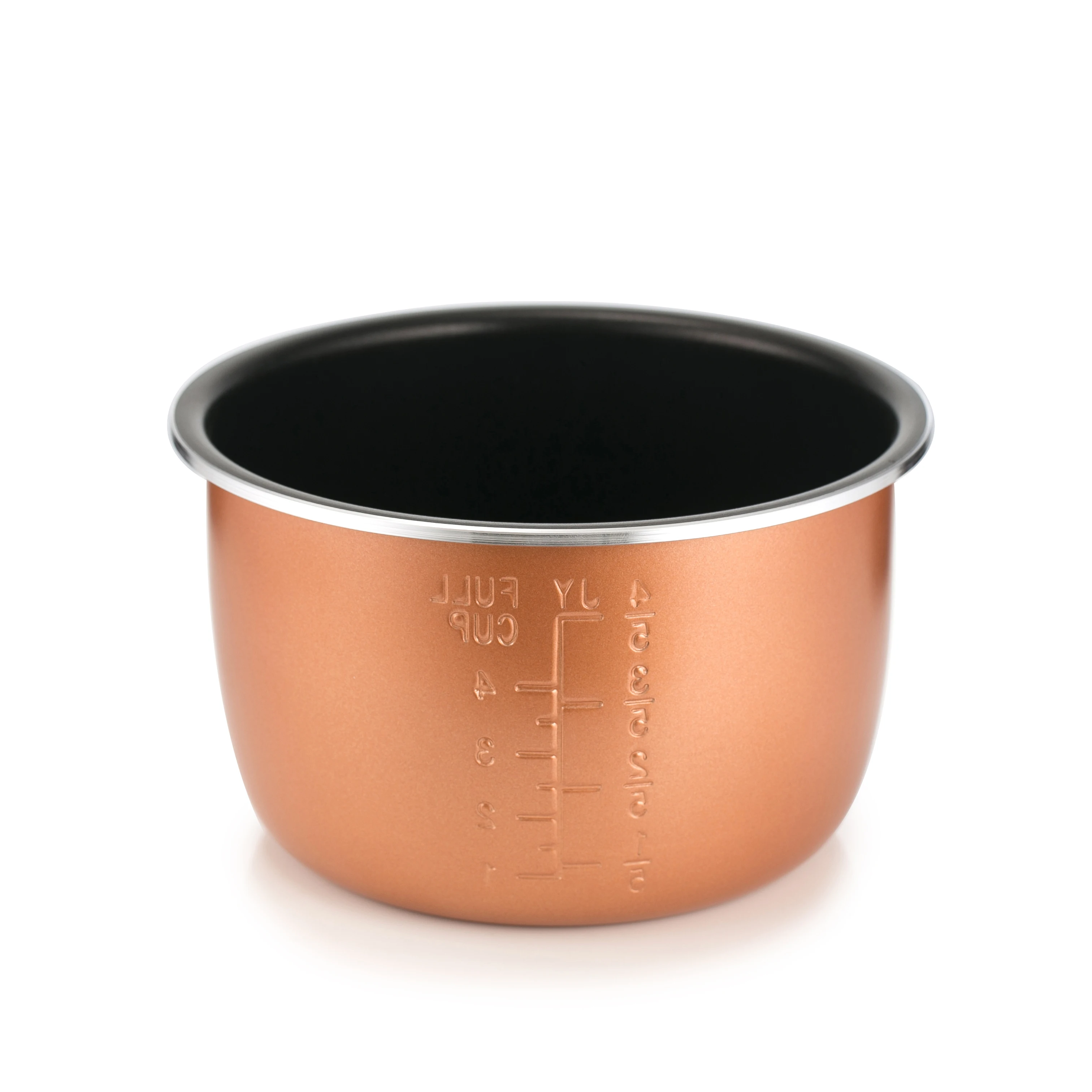 
2L Rice Cooker Replacement Aluminum Alloy Non Stick Coating Inner Pot Cooker Part 180*180*107mm 