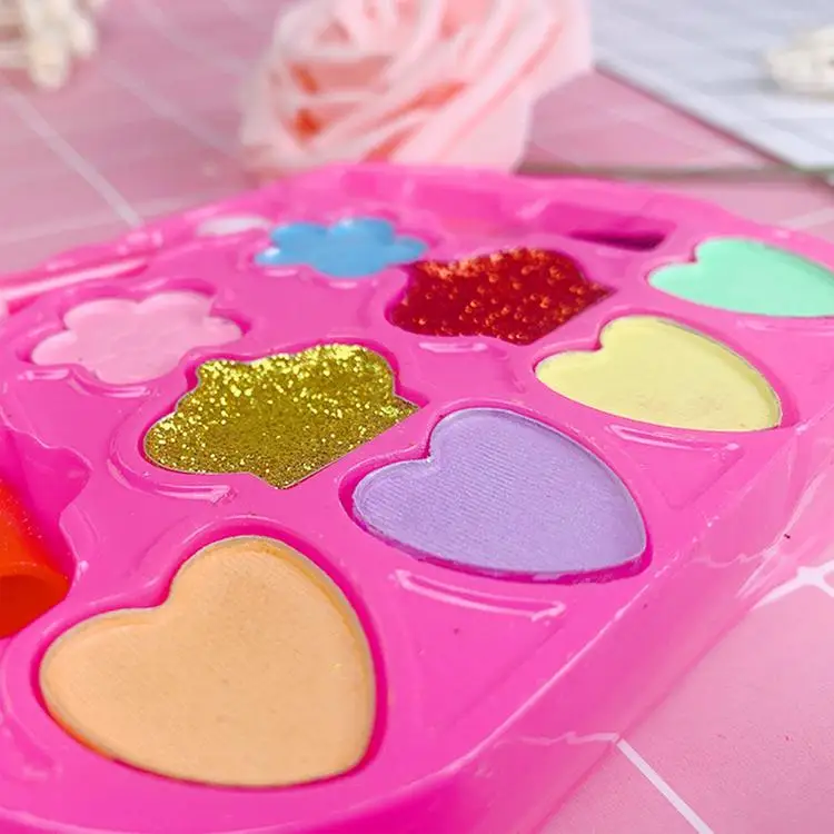 
Kids Makeup Kit Pretend Play Washable Makeup Gift Set for Girls Random Color 