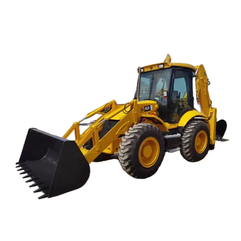 Second hand engineering machine original loader JCB4CX made in Britain with good performance