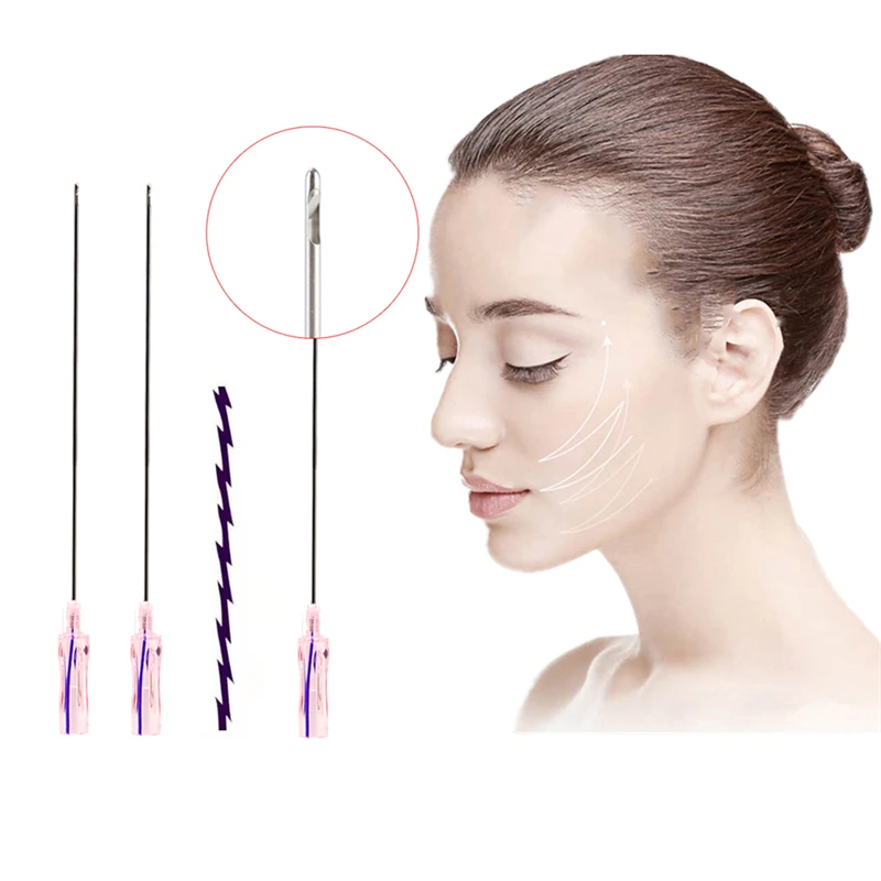 Pdo Cog Lifting Thread 29g 25mm double screw pdo thread 29g 38mm for eye brow Lifting