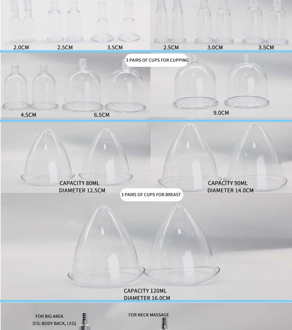Breast enlargement pump vacuum cupping and butt enlargement body breast massage machine