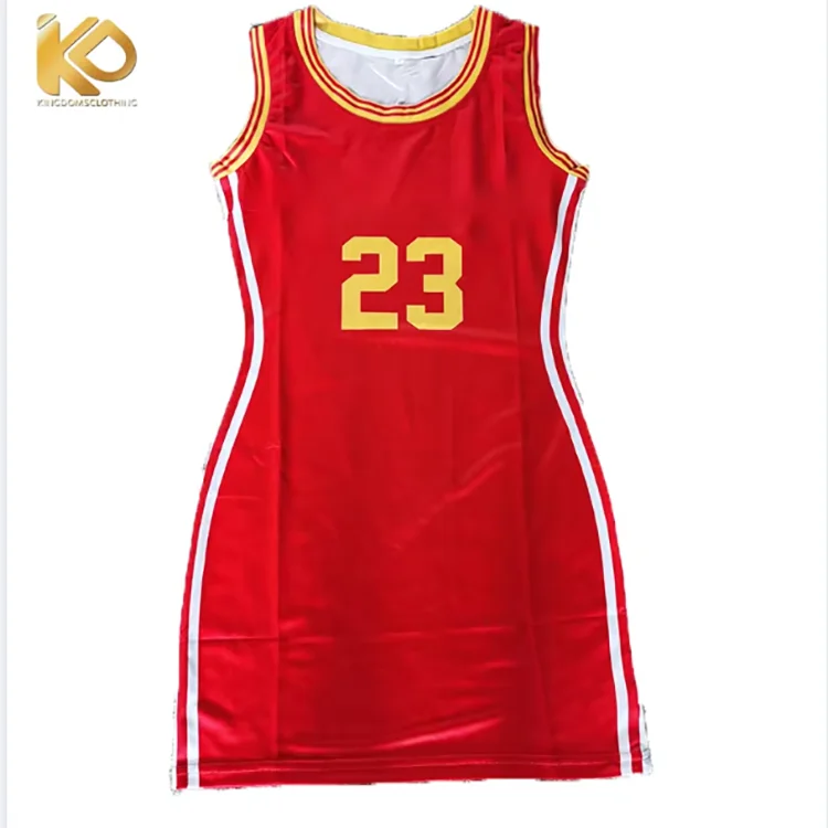 Custom Sexy White Pink 24 Basketball Jersey Dress for Women Fashion Uniform Dress Sportswear 1men Polyester Sets Custom Designs