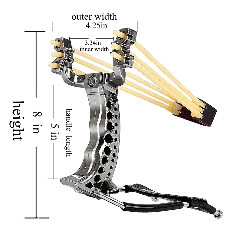 
New arrival 2 sets of rubber bands Bands Slingshot Catapult Outdoor Games Powerful Hunting Bow Heavy Duty Adjustable Wrist Brace 