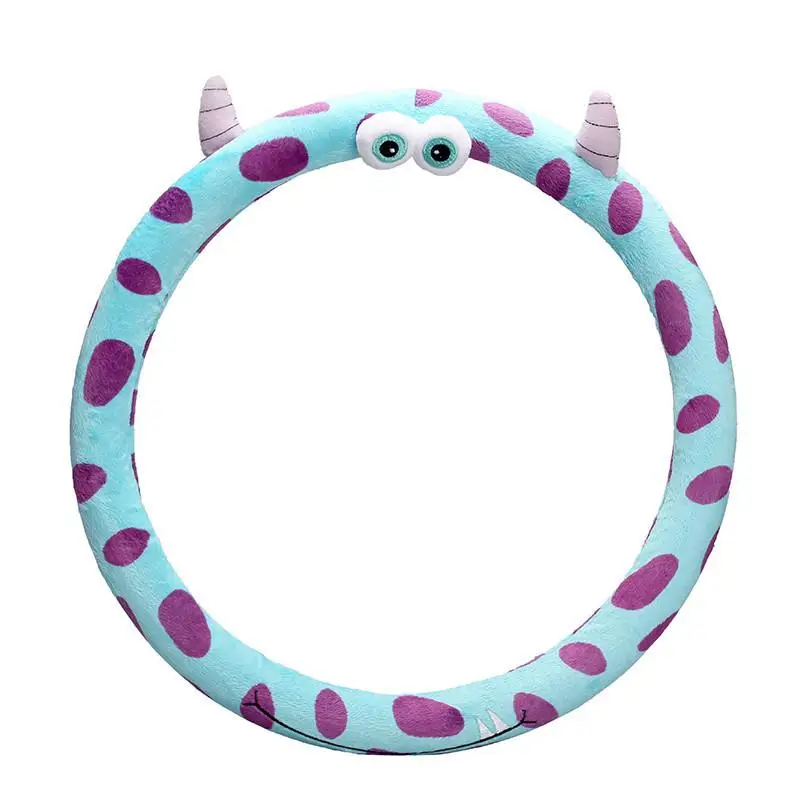 New Cute Cartoon Steering Wheel Cover For Girls Women Plush 14 Colors