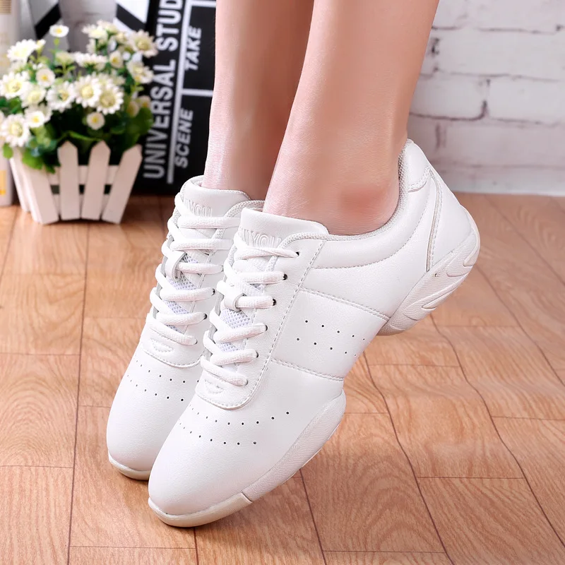 China Factory Direct Sale Cheer Shoes Manufacturer Professional Comfortable Aerobics Shoe Durable Dance Sports Cheerleading Shoe