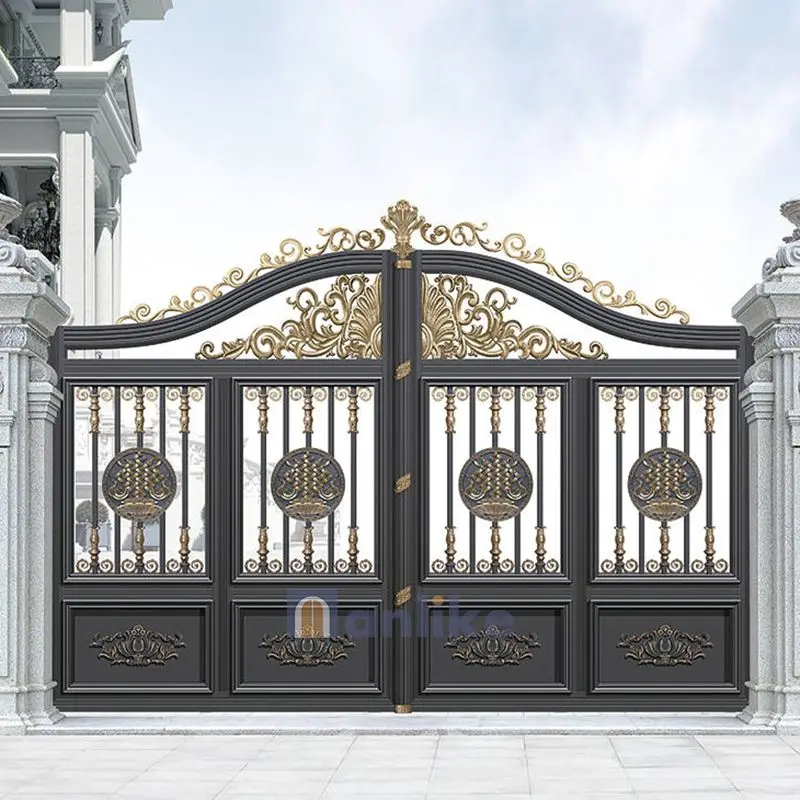 Anlike New Model Luxury Aluminum Entrance Philippines Simple Farm Yard Smart Driveway School Latest Main Gate Designs