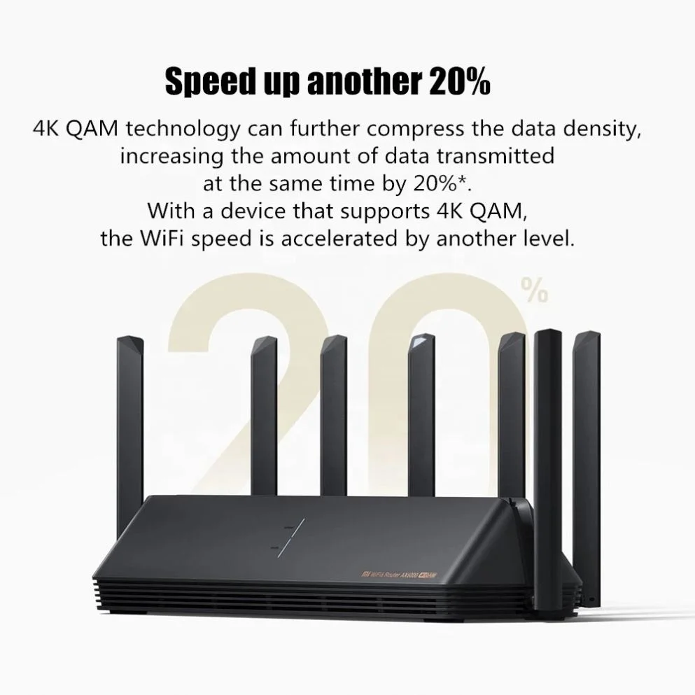  CheapExternal сигнал сети усилитель Mi Home MI роутер AX6000 AIoT маршрутизатор 6000Mbs WiFi6 VPN 512 Мб Процессор сетки