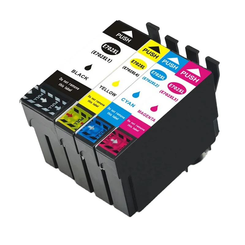 Prospect 702 T702 702XL T702XL Premium Color Ink Cartridge for Epson Workforce Pro WF-3720 WF-3725 Printer Ink Cartridges