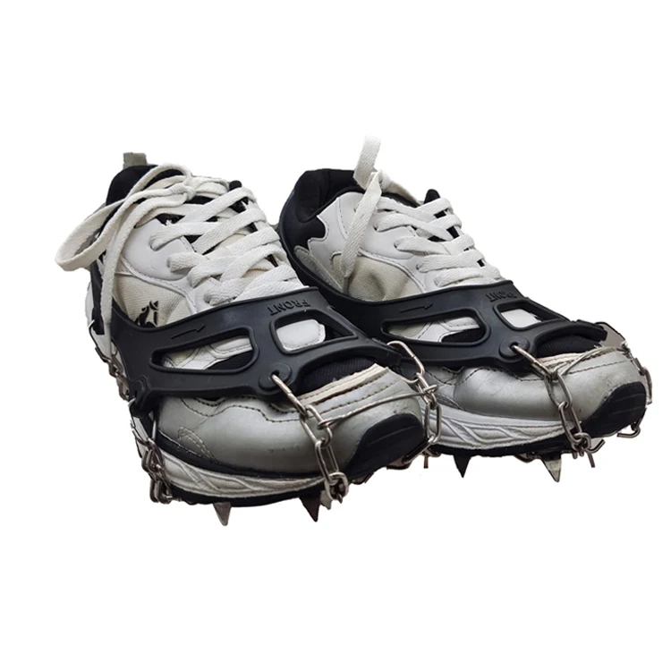 Traction Cleat Anti-Slip Traction Snow and Ice Cleats for Shoes and Boots, Durable Chain Ice Snow Grips for Walking and Climbing