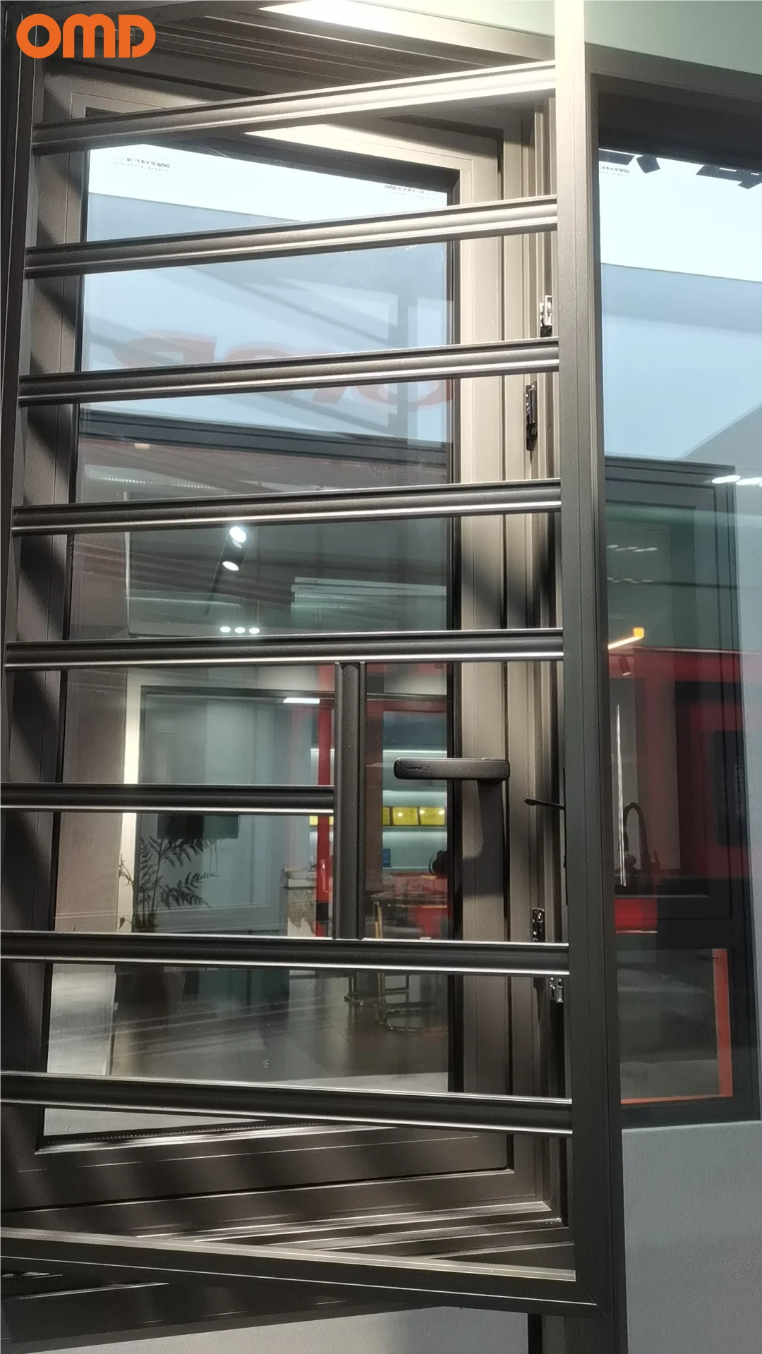 Factory Direct Aluminum Insulating Tempered Glass Casement Windows with Fly Net Guardrail Swing Windows for Home