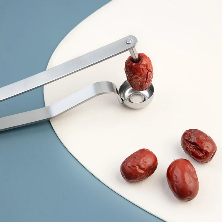 Kitchen Gadget Stainless Steel Putter Red date hawthorn Cherry Olive Plum Sheller Fruit Jujube Corer Seed Remover