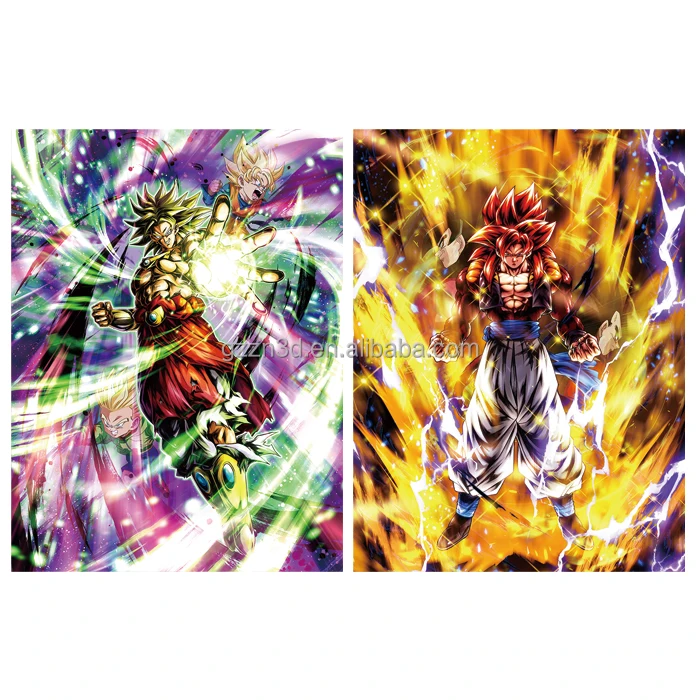 Wholesale custom  A3 flip Janpan anime poster 3d printing service